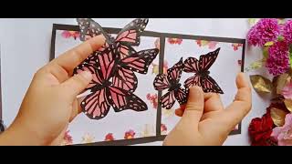 How to make popup card | butterfly pop up card | #nazcreativity | #popupcard