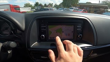 How to Set Home Address for Navigation in Mazda CX-5 I ( 2011 – 2017 ) - Define Home Address