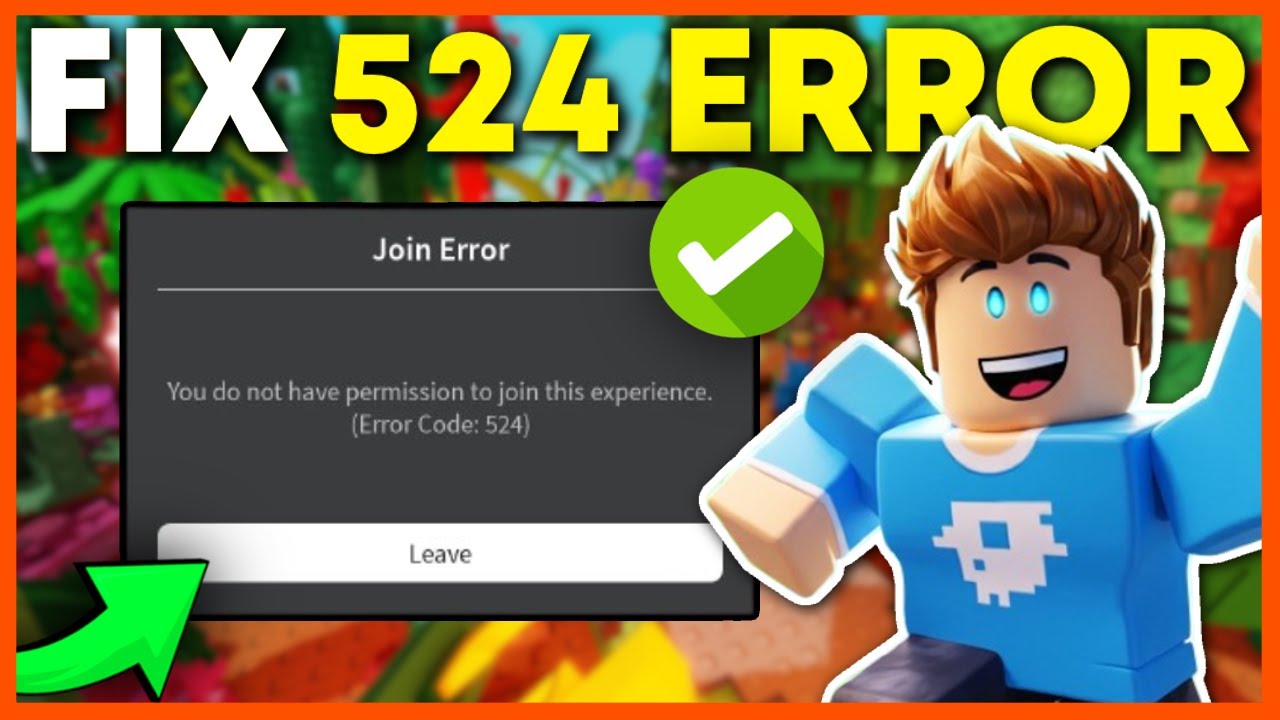 How To Fix Roblox Error 524 (UPDATED METHOD 2026) - YouTube