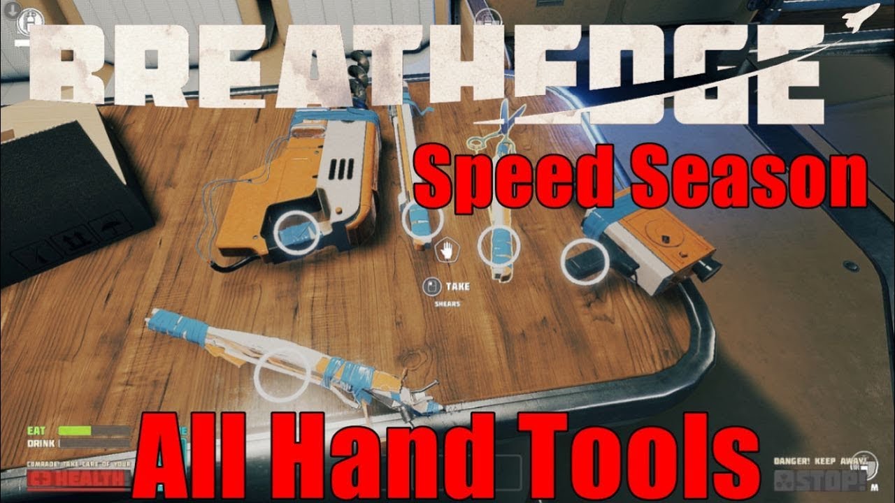 Breathedge Speed Season E1 All Hand Tools + Accelerator and Condoms