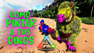 COMO CAMBIAR DE COLOR A TUS DINOS EN ARK