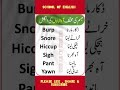 Body Sounds Functions In English With Urdu Meaning Lesson 183 Body Sounds Functions In English With Urdu Meaning Lesson 183