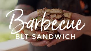 Yoder Smokers YS640s Barbecue Pork Belly BLT Sandwich
