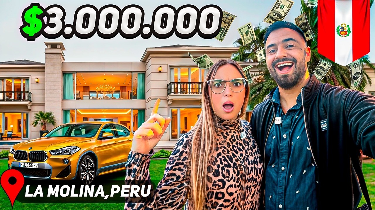 ASI VIVEN los MILLONARIOS en Perú🇵🇪  el Barrio de los RICOS de LIMA