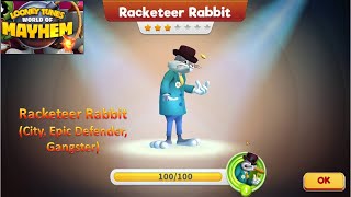 Looney Tunes World Of Mayhem - Unlock Racketeer Rabbit City, Epic Defender, Gangster