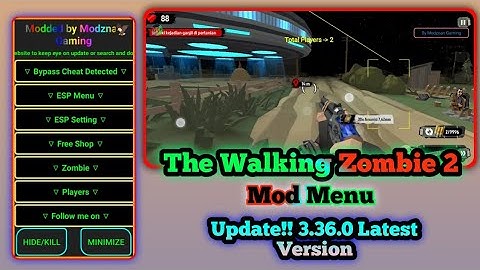 The Walking Zombie 2 Mod Menu 3.36.0 Update!! No Cheat Detected!!