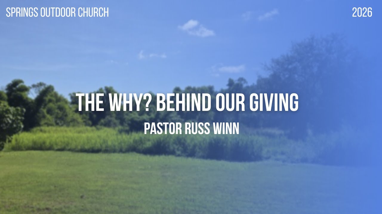 The Why? Behind Our Giving