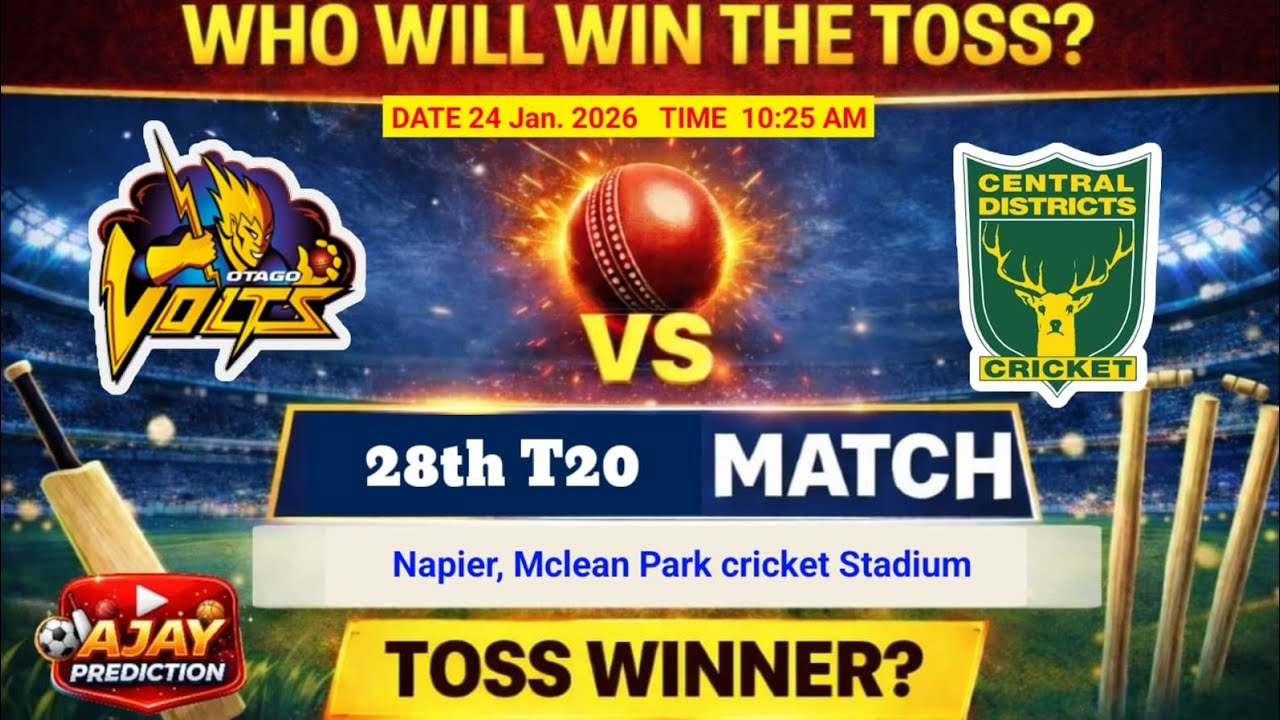 Otago vs Central district match toss prediction || Otg vs Cd Super smash league 2025 - 2026 