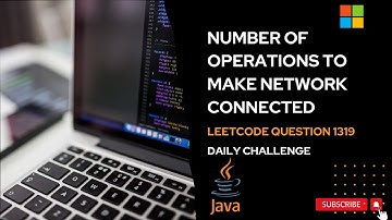 Number of Operations to Make Network Connected | Leetcode | Question number 1319 | Daily Challenge