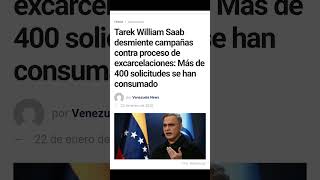Tarek William Saab desmiente campañas contra proceso de excarcelaciones #justice #tareck #noticias