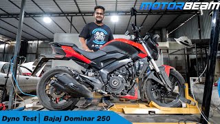 Bajaj Dominar 250 Actual Power - Dyno Test | MotorBeam screenshot 5