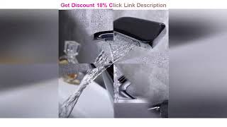 Best Black Faucet Bathroom Sink Faucets Hot Cold Water Mixer Crane Deck Mounted