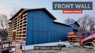 My Dream Shop Ep-26:  Window Framing and Sheathing The Front!!  Looking Awesome!