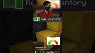 Keep inventory lowers cortisol #minecraftpe #minecraft #minecraftmemes #minecraftshorts #india