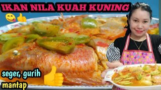 Delicious yellow sauce tilapia fish recipe || delicious yellow spiced fish dish variations