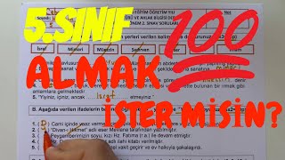 5. Sınıf Din Kültürü 2. Dönem 2. Yazılı Soruları