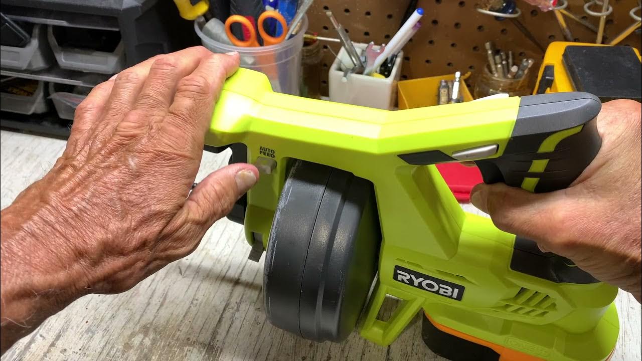 How to use the Ryobi Drain Auger controls and switches YouTube