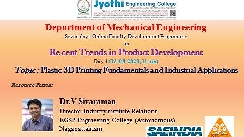 Faculty Development Programme on Recent Trends in Product Development_day 4
