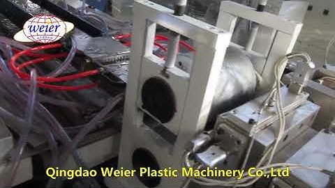 PE WPC Decking Profile Production Line PE Outdoor Decking Board Making Machine