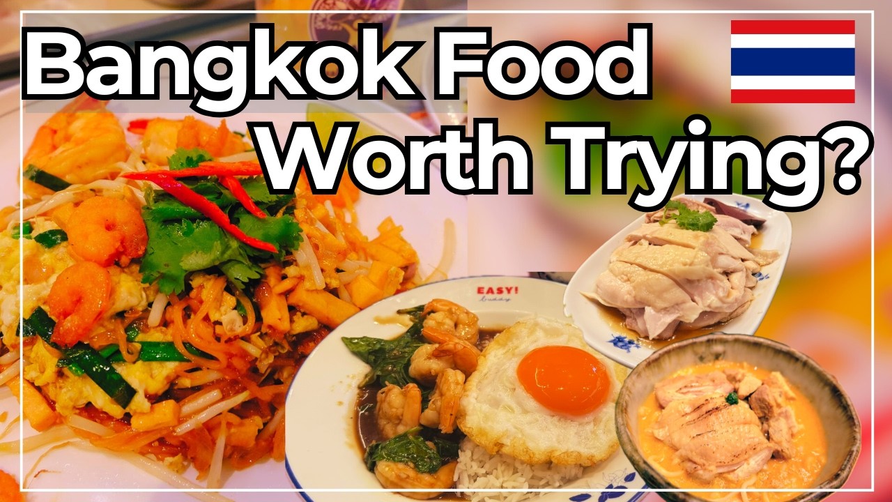 Bangkok Food Tour 🇹🇭 Famous & Local Places I Tried [4K]