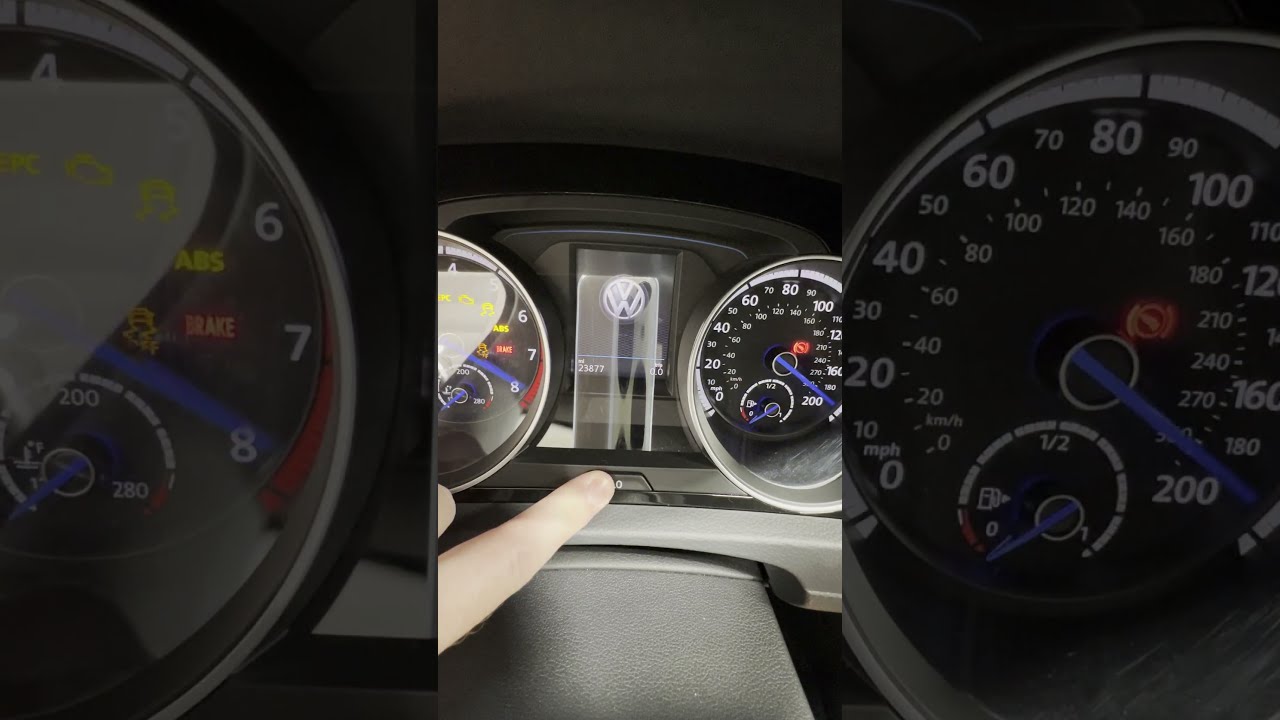 VW Golf Oil Life Reset 2015 2021 Shorts