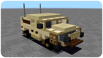 Minecraft Humvee HMMWV Tutorial