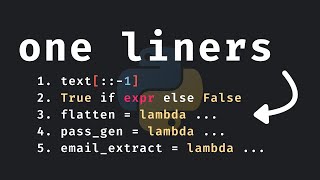 5 Cool Python OneLiners