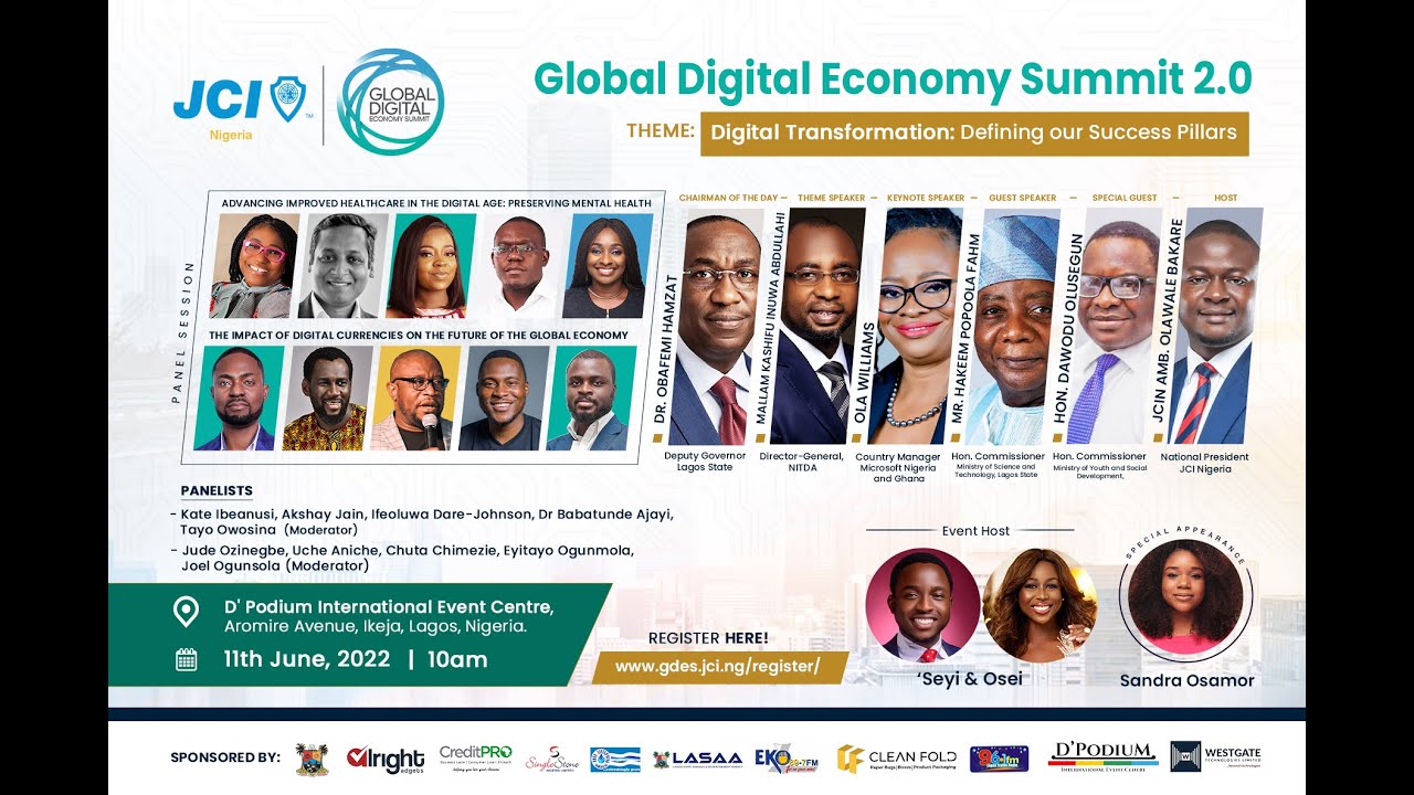 JCI Nigeria's Global Digital Economy Summit 2.0 YouTube