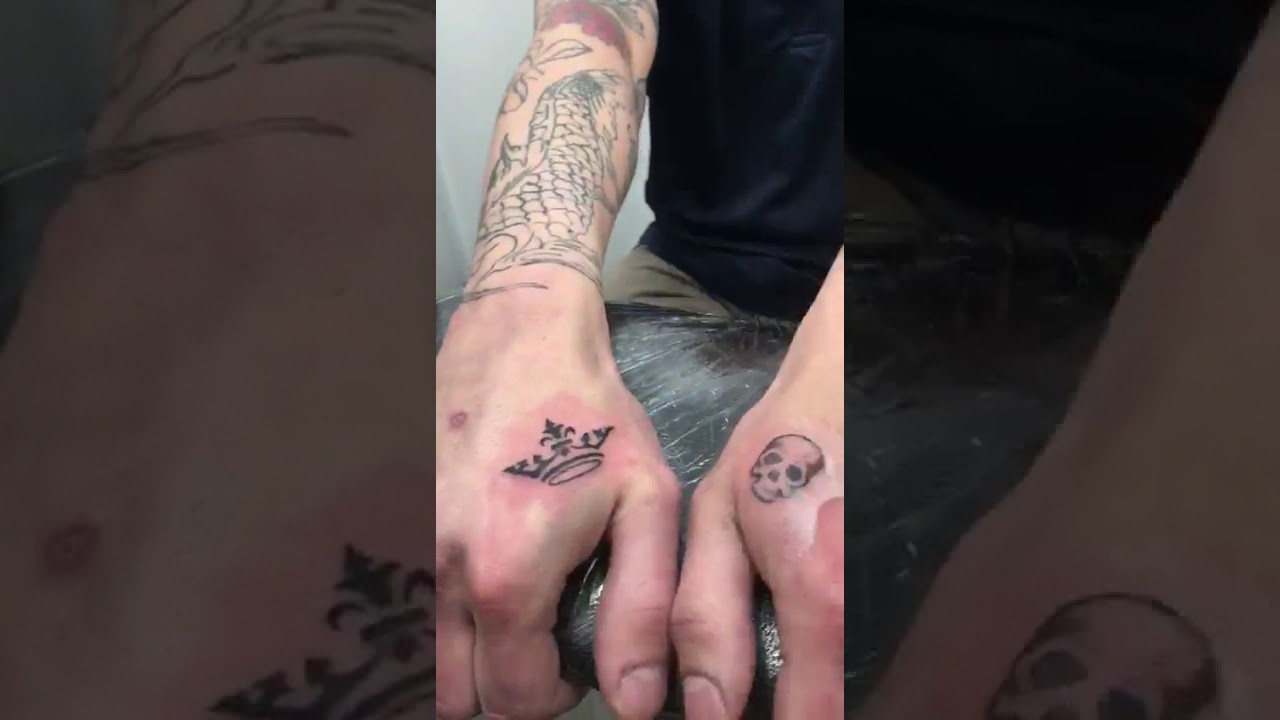 Crown Skull Hand Tattoo YouTube