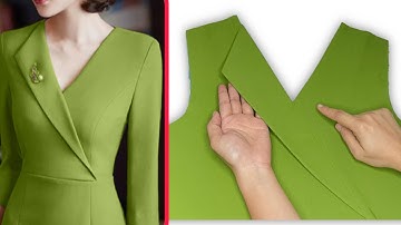 Unique Notch Neck Design Techniques with Easy Method | Sewing Tips and Tricks