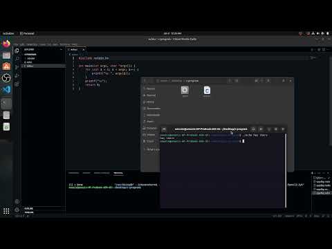 I recreated Linux's "echo" command with the C programming language