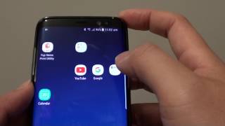 Samsung Galaxy S8: How to Move Apps Out of a Folder on Home Screen - YouTube