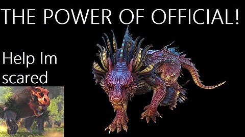 Official Shadowmanes vs Alpha Dinopithecus King - Ark Lost Island Boss