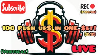 Spontaneous 100 PUSH UPS IN ONE SET! (2/2)