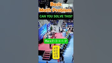 What is 12 ÷ 3 × 4 + 1 - 5?a) 14 b) 12 c) 10 d) 16#quizchallenge #MathTutor #MATH #PEMDAS