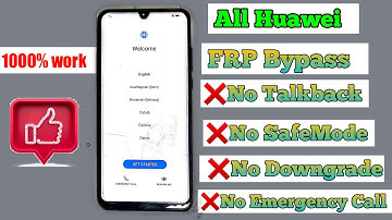 All HUAWEI 2021 FRP/Google Lock Bypass/Not Working Emergency backup And Safe mode/Android/EMUI10/
