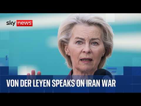 Ursula von der Leyen gives update on impact of Middle East conflict