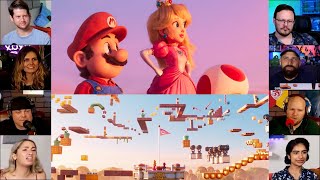 Peach Trains Mario Scene | Super Mario Bros | Reaction Mashup | #supermario