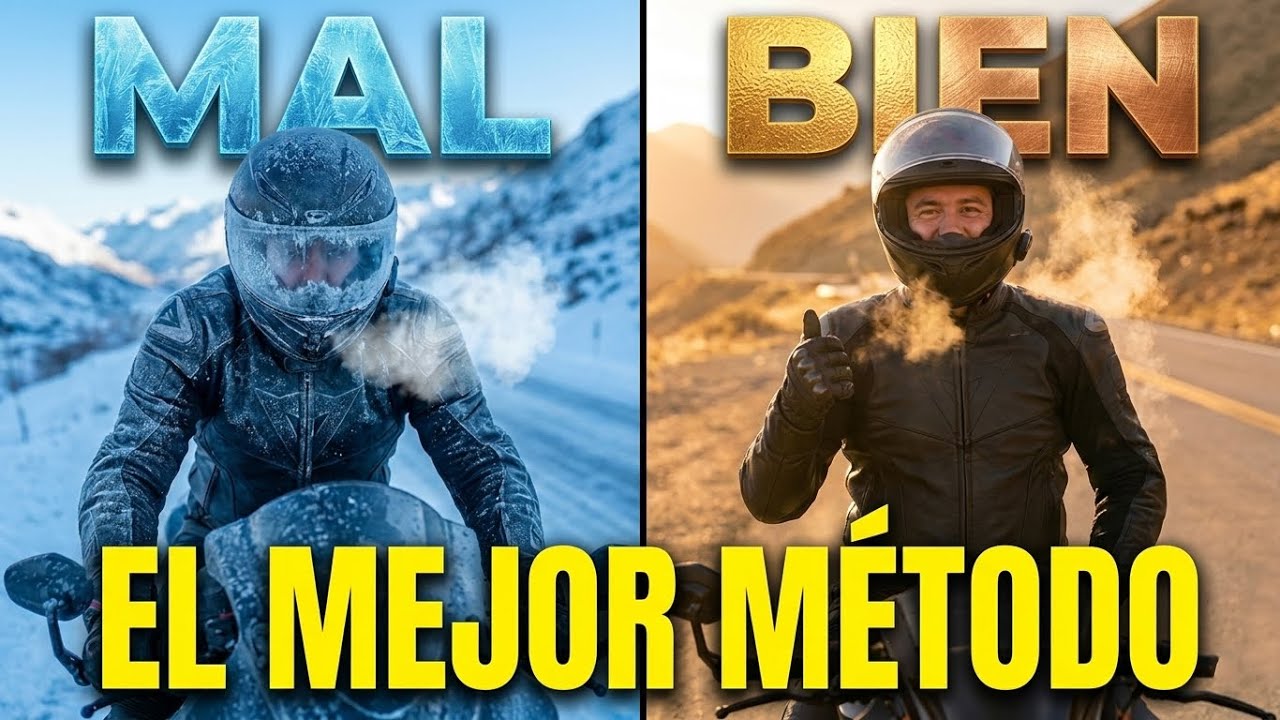 La mejor manera de mantenerse abrigado en una motocicleta
