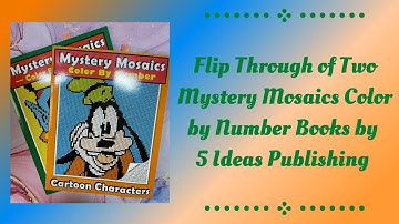 Flip Through of Two 3x3 Pixel Color by Number Books by New (to Me) Company - 5 Ideas Publishing