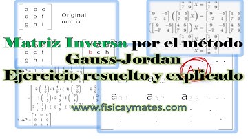Matriz Inversa por metodo Gauss Jordan | Ejercicio resuelto