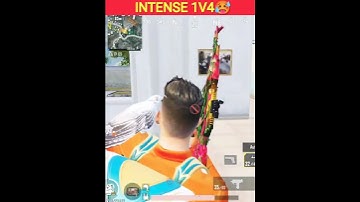 Intense 1v4 situation 🥵 #bgmishorts #1vs4clutch #1vs4 #1v4 #999iq #intense #reflexes #soloprime