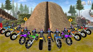 Impossible Motocross Bike Simulator 3D - Extreme Sport bike stunts Driving - Android / IOS GamePlay screenshot 1