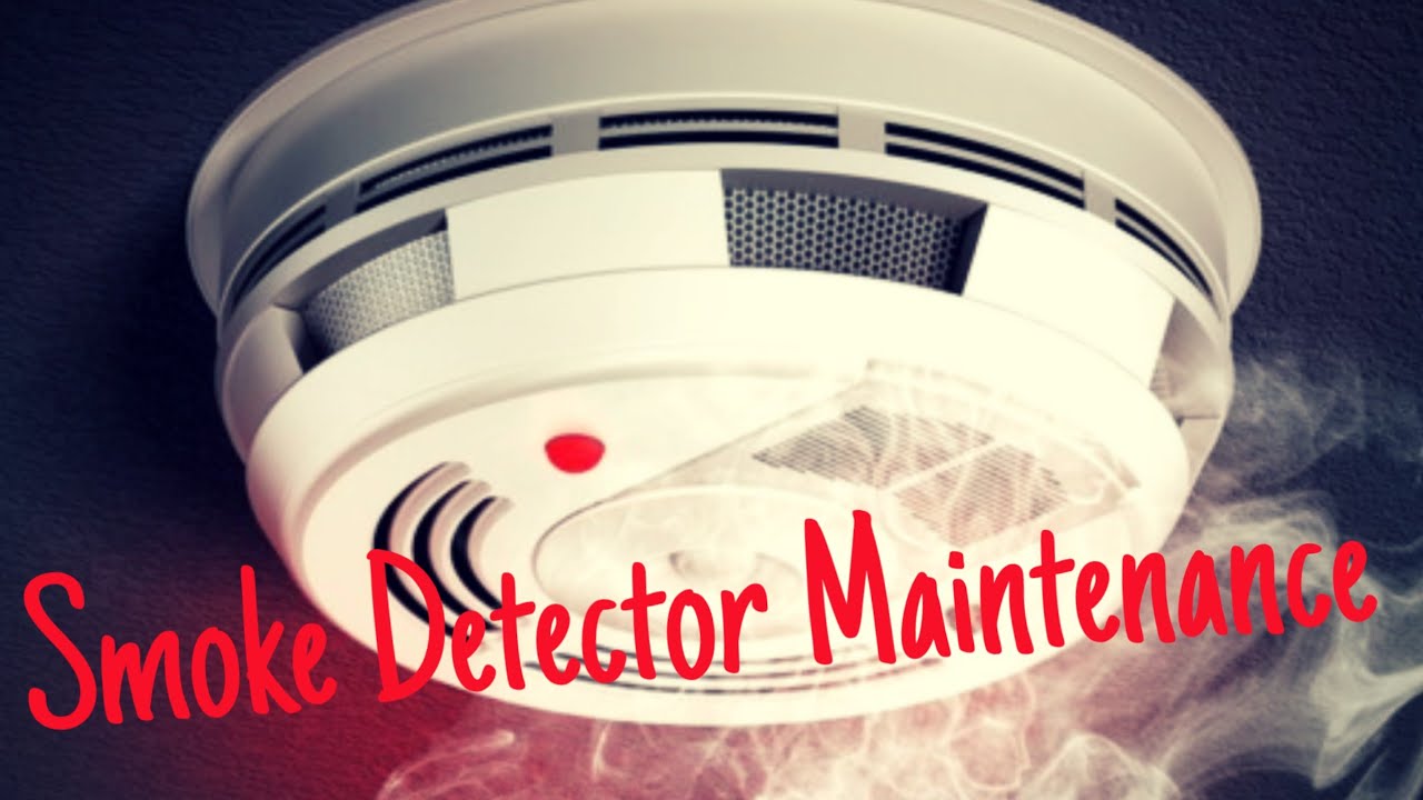 Home Tips - Smoke detector maintenance - YouTube
