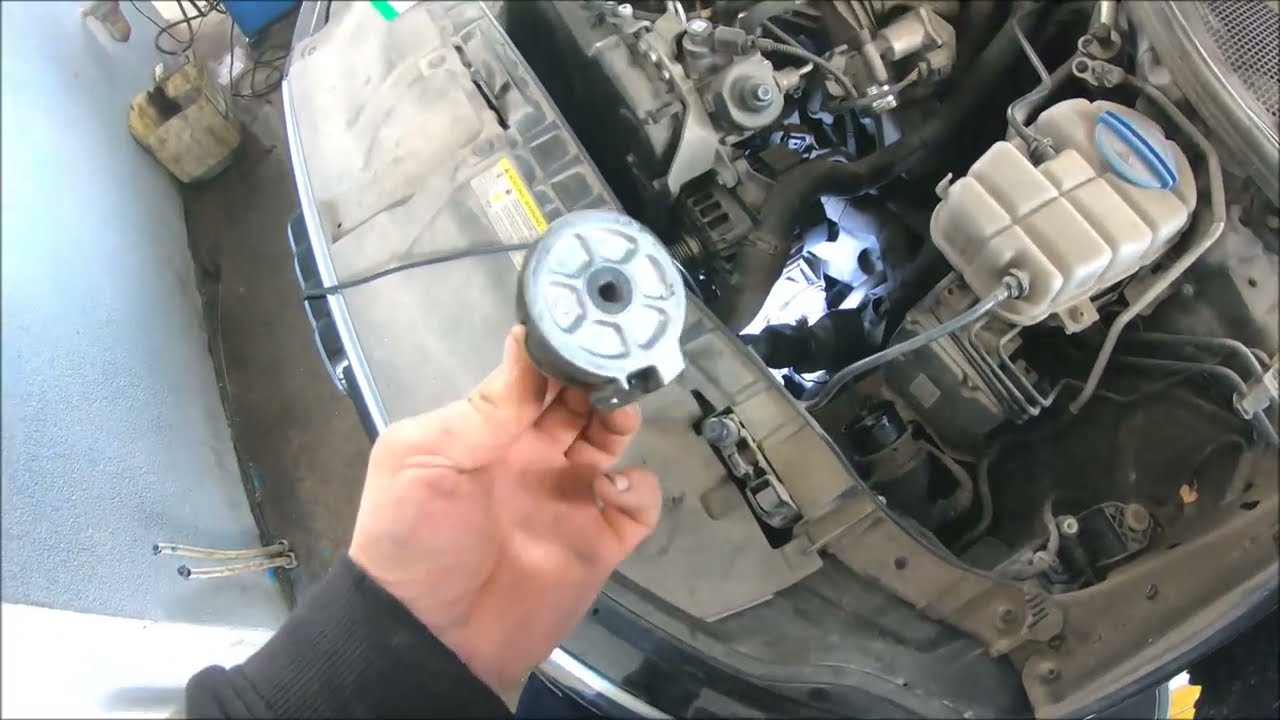 audi A6 2.0tgi how to change tensioner for v-belt