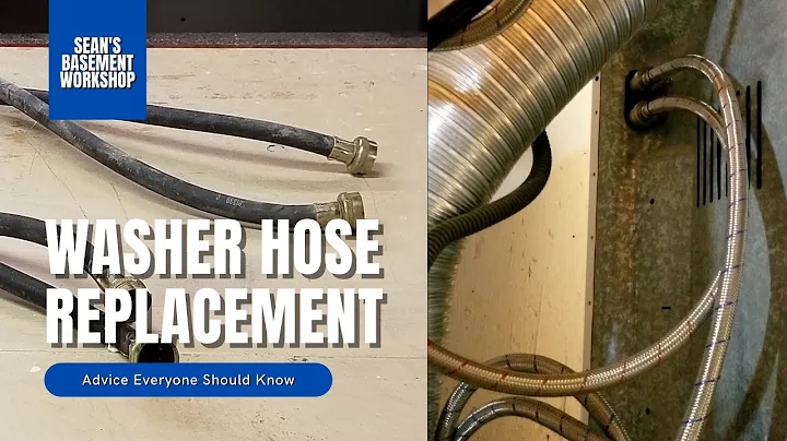 How to Replace/Install Washing Machine Hoses | Change Washer Hoses | SBW#42