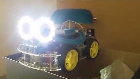 Control Motores y neopixel con Arduino