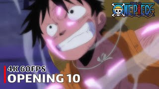 One Piece - Opening 10 【We Are】 4K 60FPS Creditless | CC