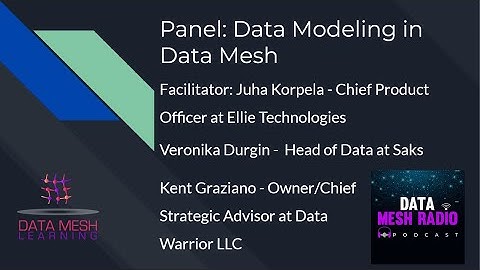 Panel: Data Modeling in Data Mesh - Kent Graziano, Veronika Durgin, and Juha Korpela