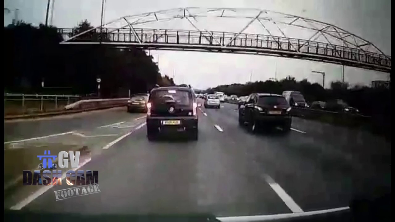 footage of chernobyl Audi driver brake checks a van FT62 HNR
